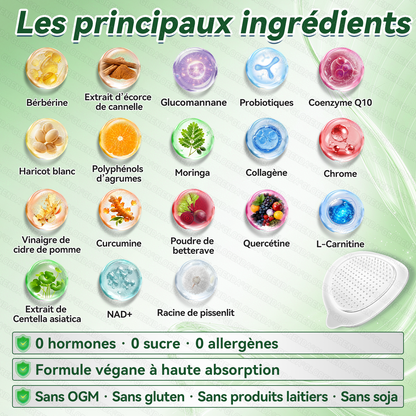 Boutique officielle 🏆🏆𝐆𝐋𝐎𝐑𝐄𝐍𝐃𝐀® Moringa · Berbérine + NAD+ – Patch Microneedle Nano Avancé 10-en-1 (1×/jour, résultats visibles en 7 jours) | Gestion du poids, relâchement cutané, sommeil, articulations, etc.