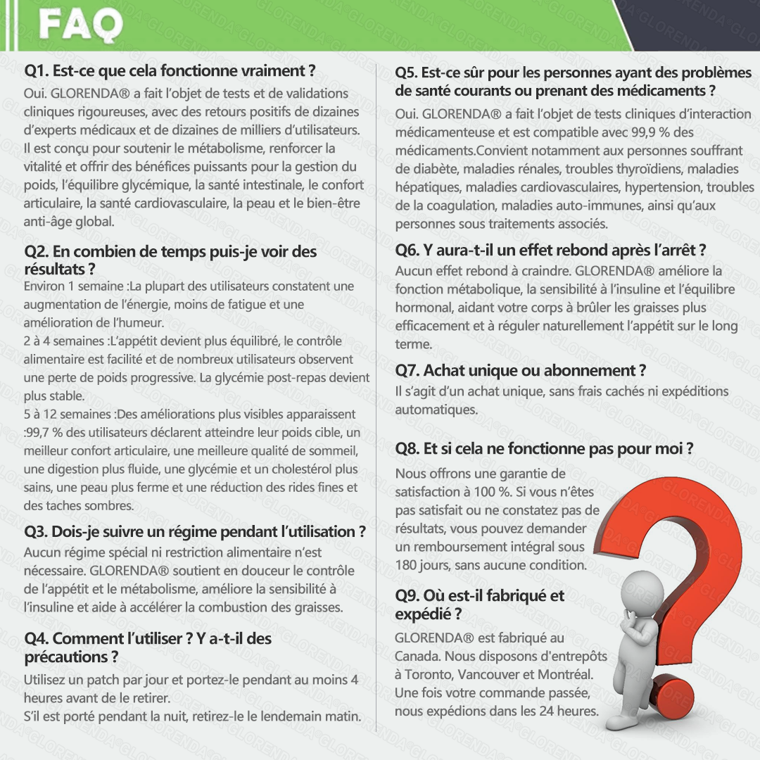 Boutique officielle 🌈🌈𝐆𝐋𝐎𝐑𝐄𝐍𝐃𝐀® Moringa · Berbérine + NAD+ – Patch Microneedle Nano Avancé 10-en-1 (1×/jour, résultats visibles en 7 jours) | Gestion du poids, relâchement cutané, sommeil, articulations, etc.